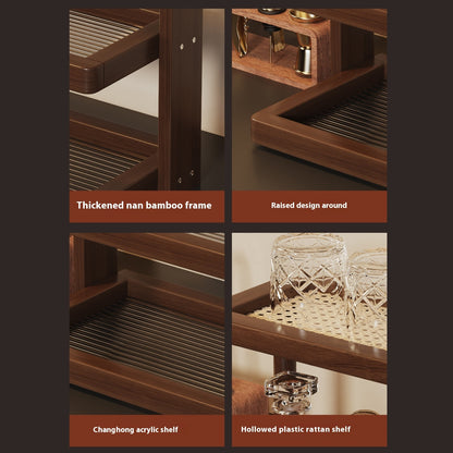 Desktop Cup Holder Acrylic Mid-ancient Storage Rack Multi-layer Table Tops Cup Holder Coffee Shop Corner Storage Display