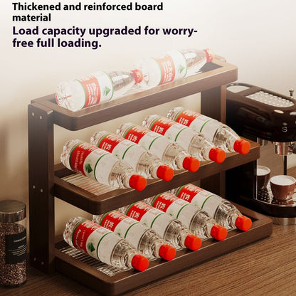 Desktop Cup Holder Acrylic Mid-ancient Storage Rack Multi-layer Table Tops Cup Holder Coffee Shop Corner Storage Display