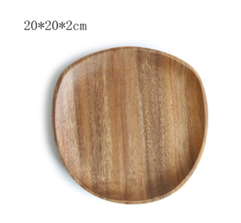 Walnut Acacia Wood Special-shaped Tray Wooden Tray