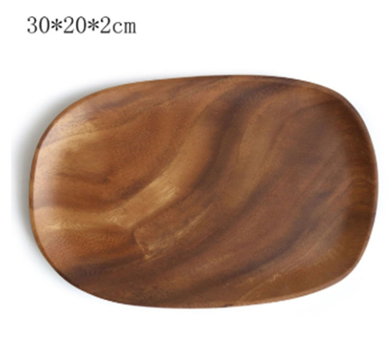 Walnut Acacia Wood Special-shaped Tray Wooden Tray