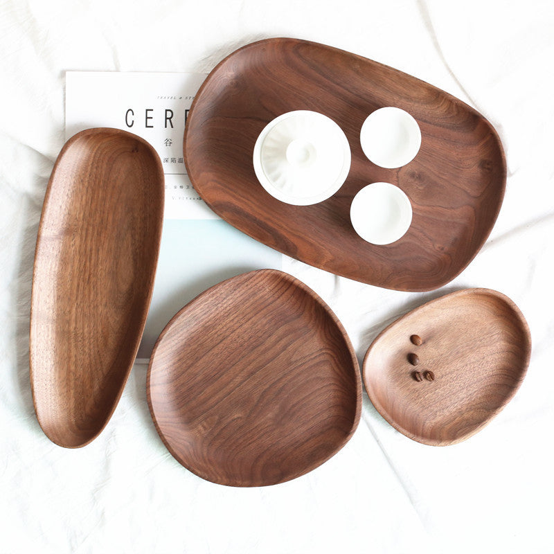 Walnut Acacia Wood Special-shaped Tray Wooden Tray
