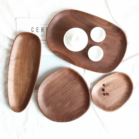 Walnut Acacia Wood Special-shaped Tray Wooden Tray