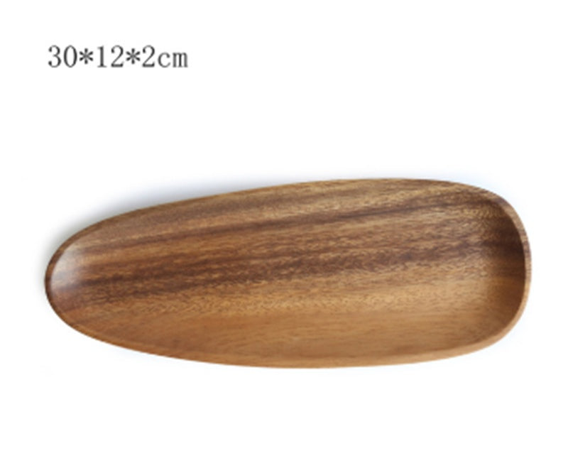Walnut Acacia Wood Special-shaped Tray Wooden Tray