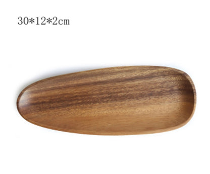 Walnut Acacia Wood Special-shaped Tray Wooden Tray