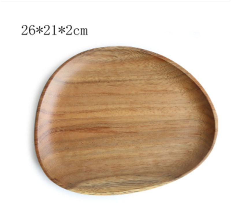 Walnut Acacia Wood Special-shaped Tray Wooden Tray