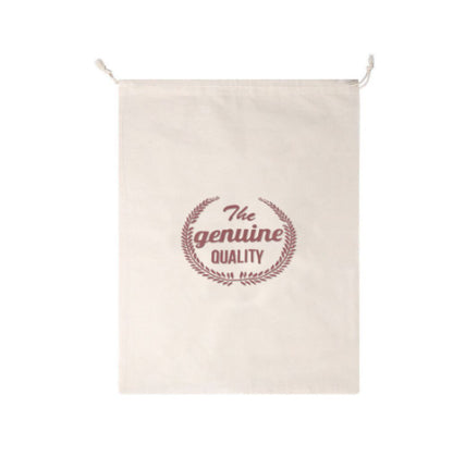 Drawstring Bag For The Kitchen Or Bakery A Cotton Fabric Pouch For Storing Bread And Other Items