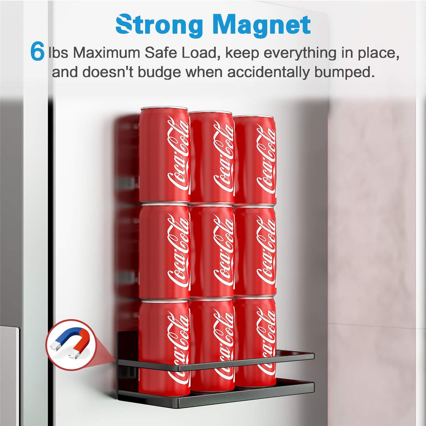 Magnetic Refrigerator Rack Kitchen Multi-functional Iron Storage