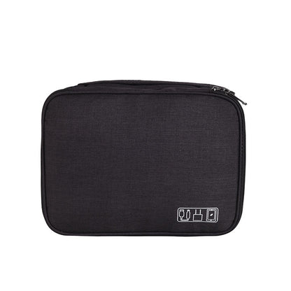 Three-layer Cable Organizer Bag Multi-functional And Waterproof Oxford Fabric