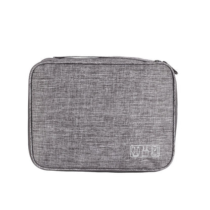 Three-layer Cable Organizer Bag Multi-functional And Waterproof Oxford Fabric