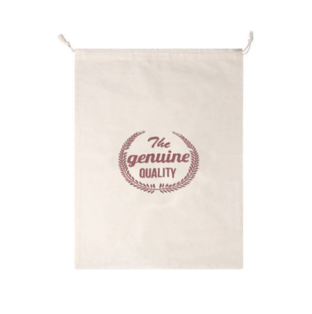 Drawstring Bag For The Kitchen Or Bakery A Cotton Fabric Pouch For Storing Bread And Other Items