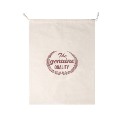 Drawstring Bag For The Kitchen Or Bakery A Cotton Fabric Pouch For Storing Bread And Other Items