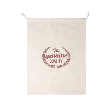 Drawstring Bag For The Kitchen Or Bakery A Cotton Fabric Pouch For Storing Bread And Other Items